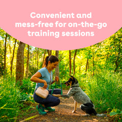 Pupford pocket-friendly treats easy to carry on walks and classes.