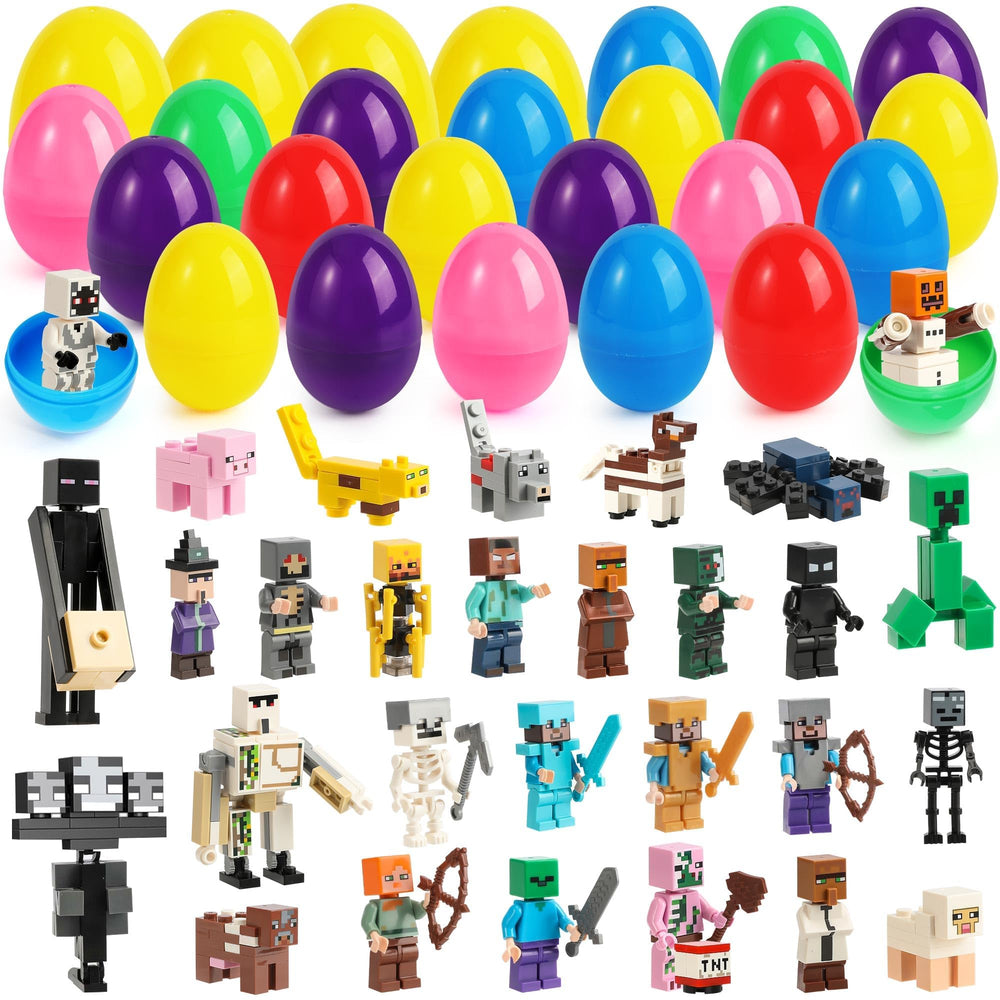Pupiei prefilled Easter eggs with toys inside for quick egg hunts.