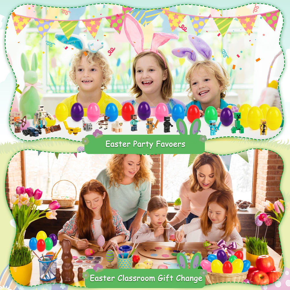Pupiei reusable Easter eggs for future celebrations and eco-friendly reuse.