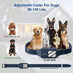 PUPKIDS IPX7 waterproof collar handles rain during outdoor practice.