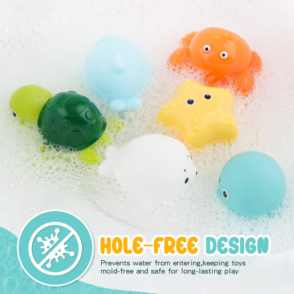 Puptily marine animals designs for engaging toddler bath play