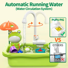 Pupu Pig floating fishing toys add splashy pool play