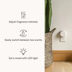 Pura 4 Linens & Surf refill bottle ready to scent your space.
