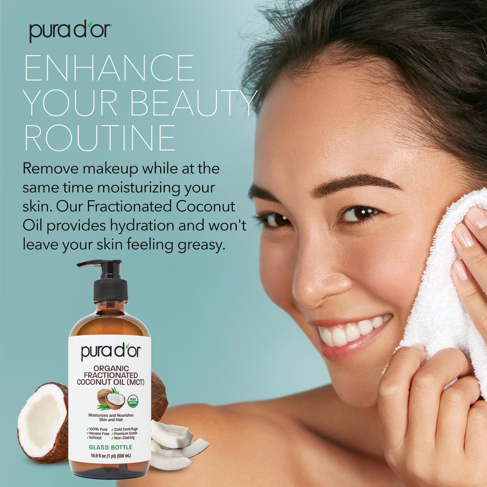 PURA D'OR carrier oil for essential oil blending and topical use.