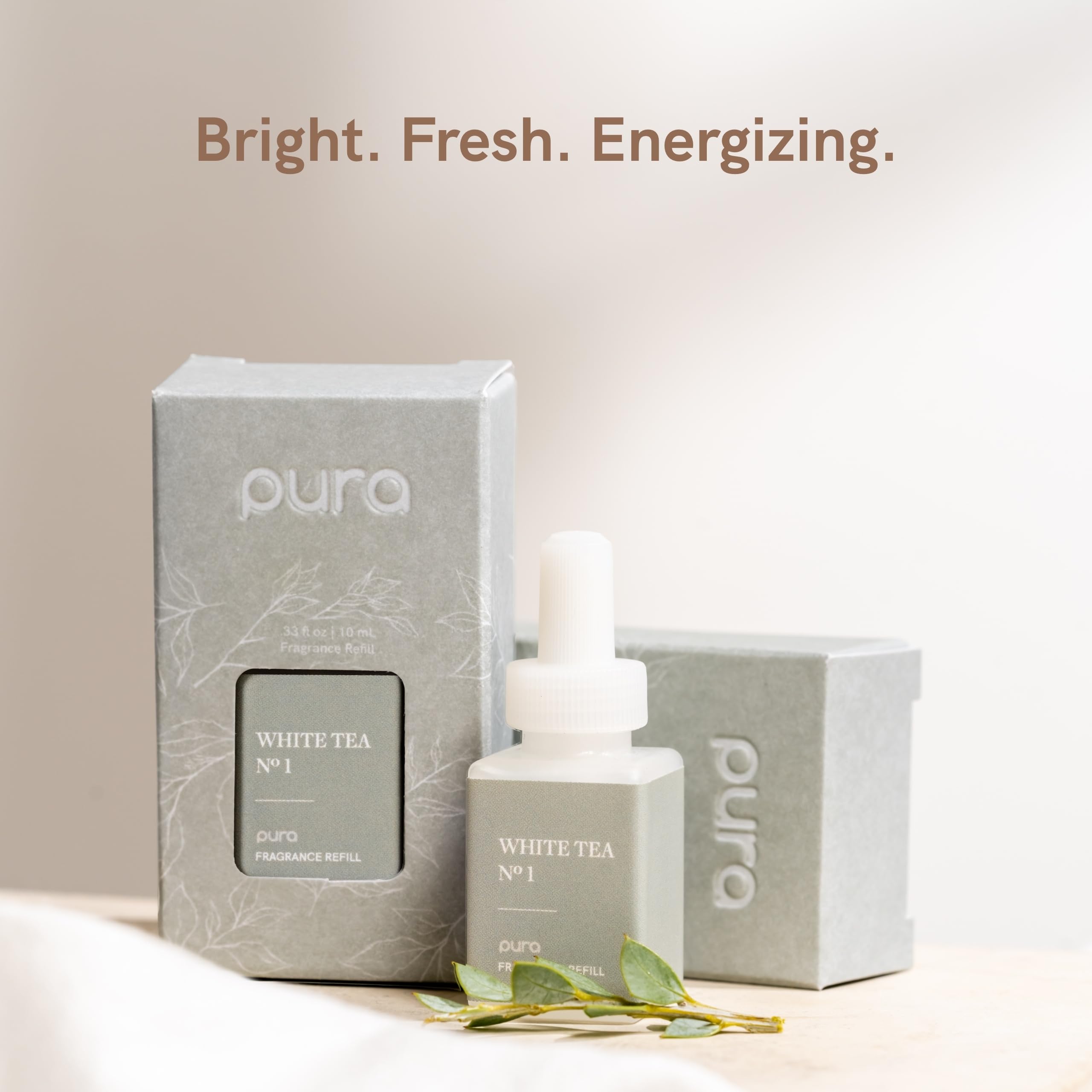 Pura smart scent detection refills demonstrate automatic compatibility with the diffuser.