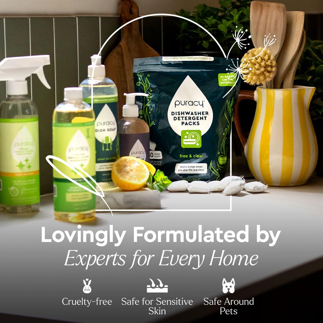 Puracy fabric and bedding cleaner spray freshens textiles