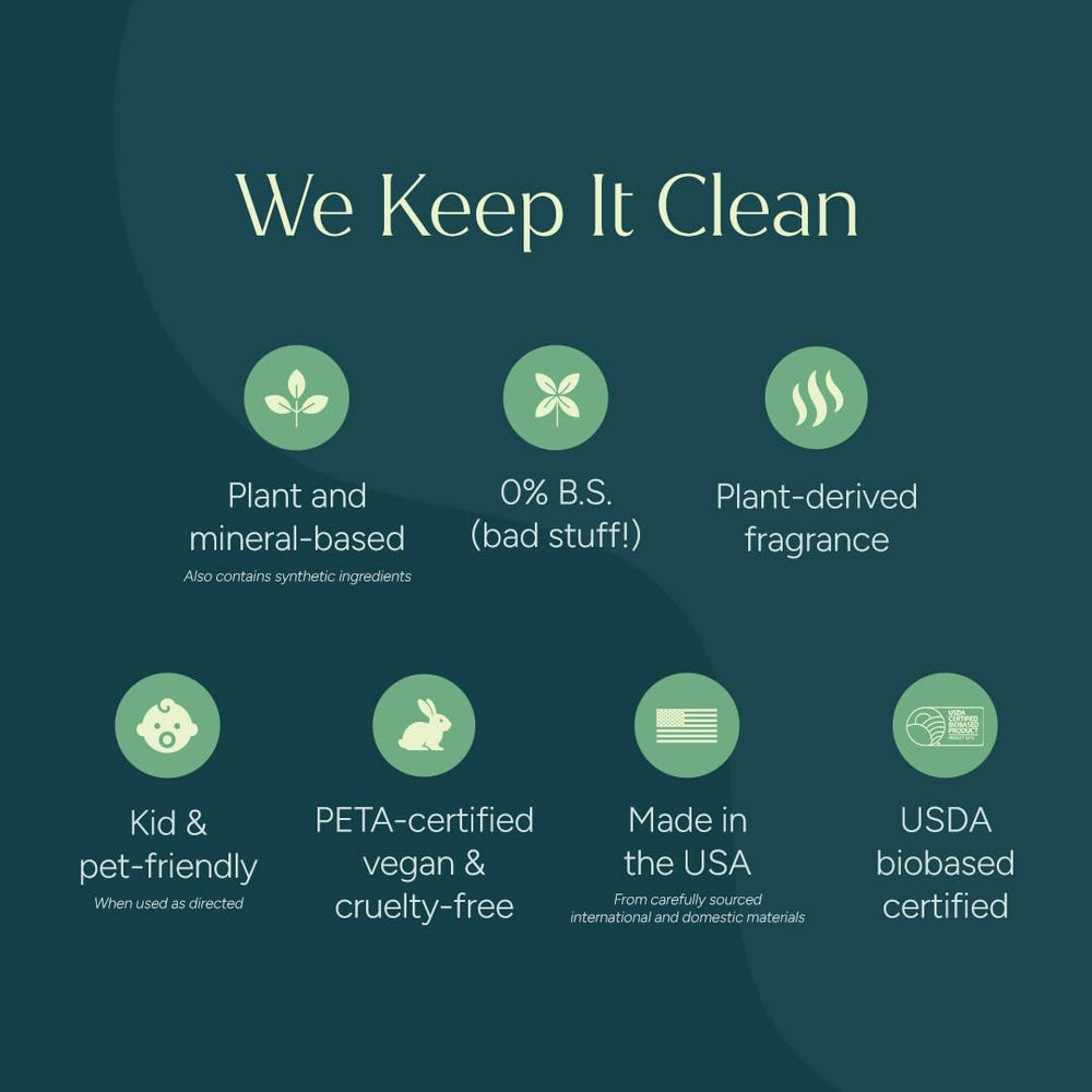 Hands washing dishes with Puracy soap showing skin-friendly cleansing