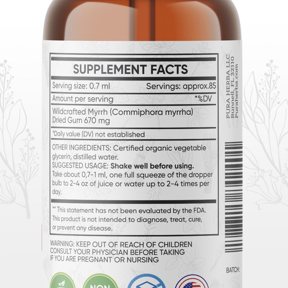 Pura Herba made-in-USA batch packaging signaling quality control