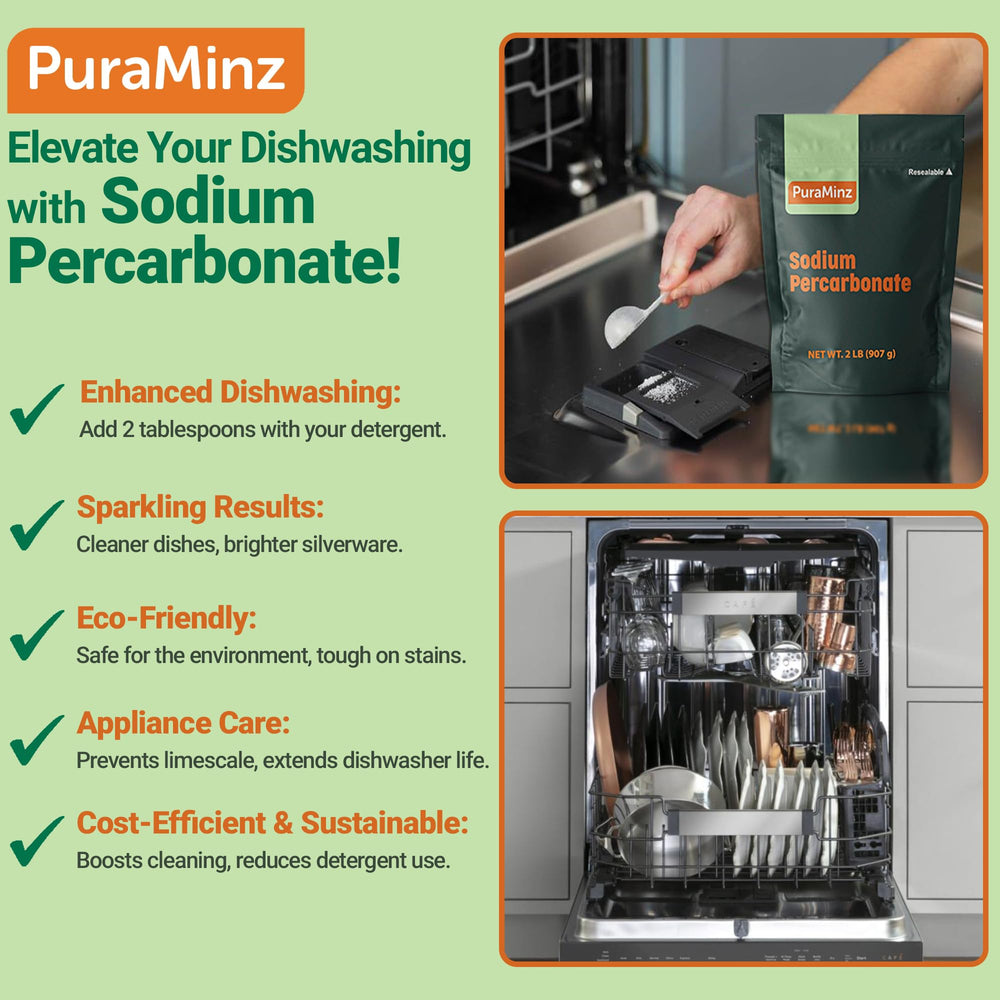 PuraMinz Sodium Percarbonate multi-surface-cleaner-action cleans various surfaces.