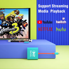 Plug-and-play setup with PURBHE dock for quick TV connection