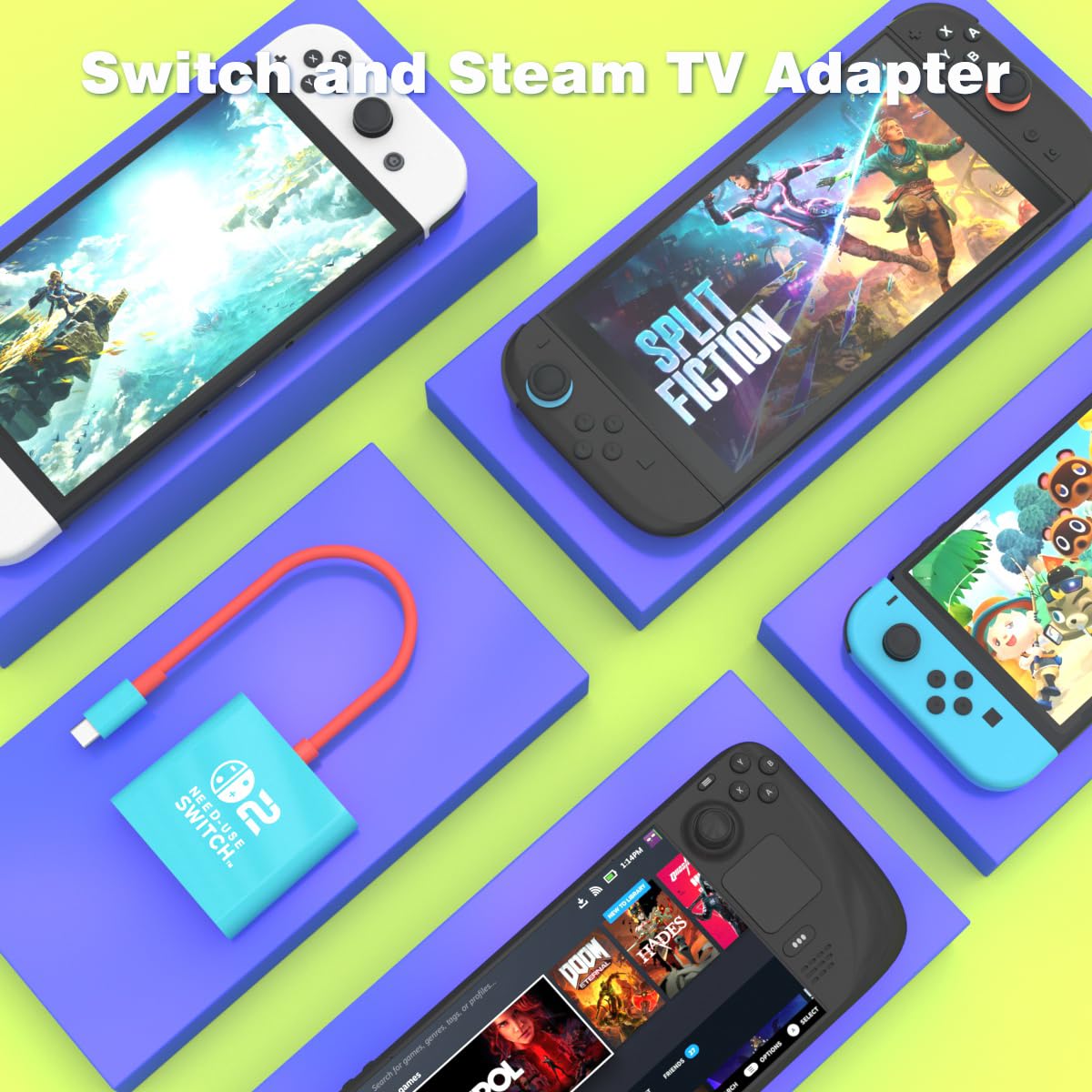PURBHE dock delivers 4K60 HDMI output from Switch 2 during gameplay