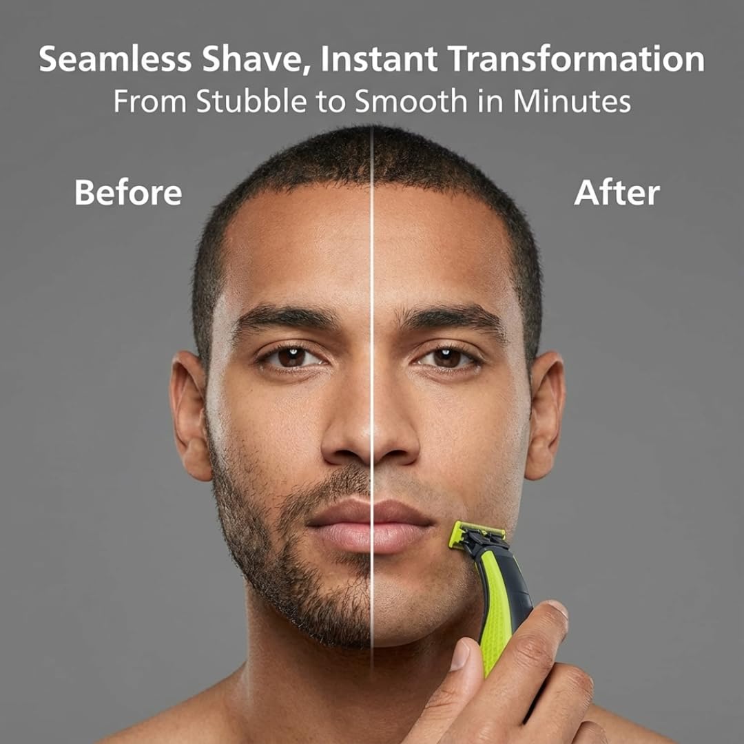 Purchase 2 Quick OneBlade compact blades give pro-level control for facial grooming