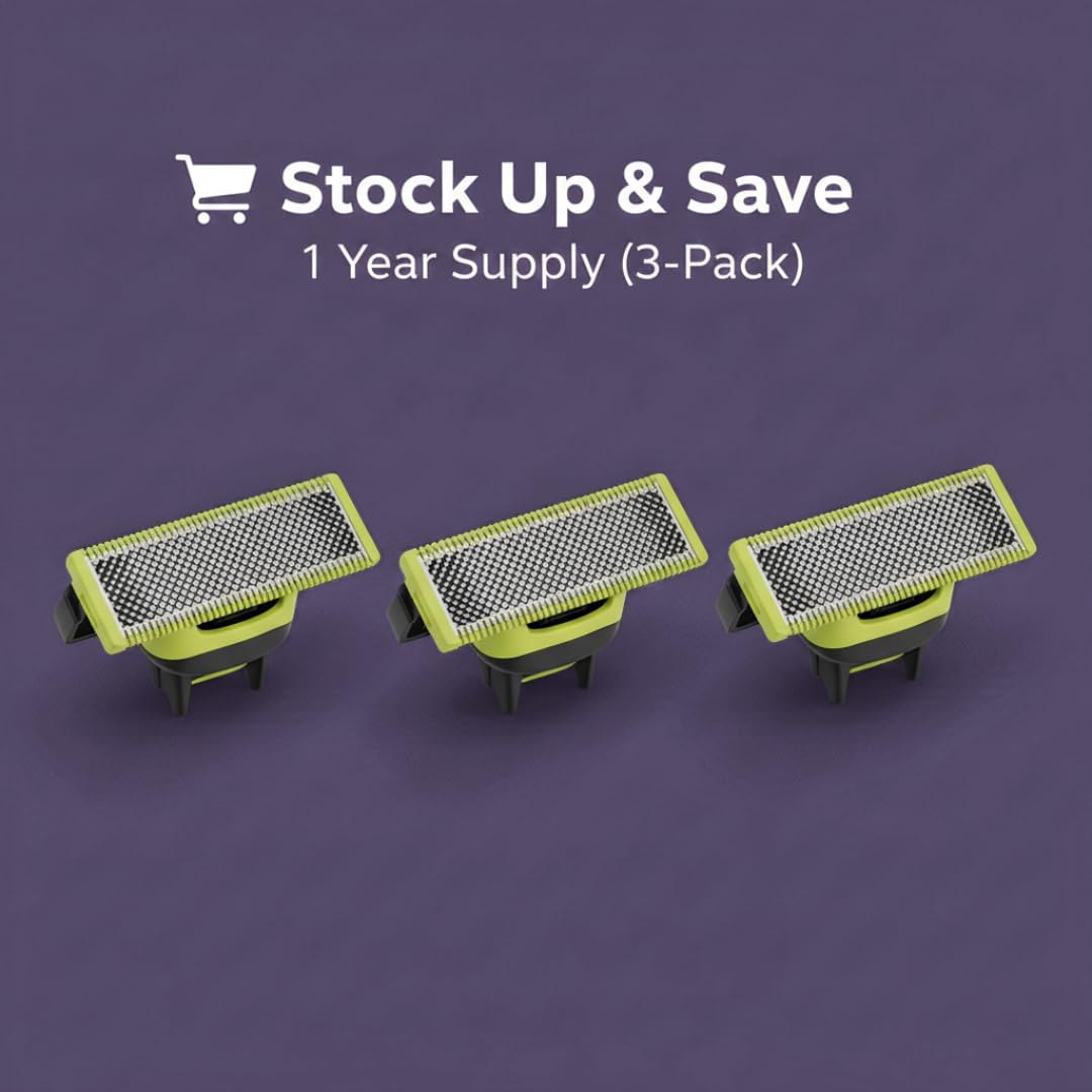 Purchase 2 Quick OneBlade tool-free replacement minimizes downtime between passes