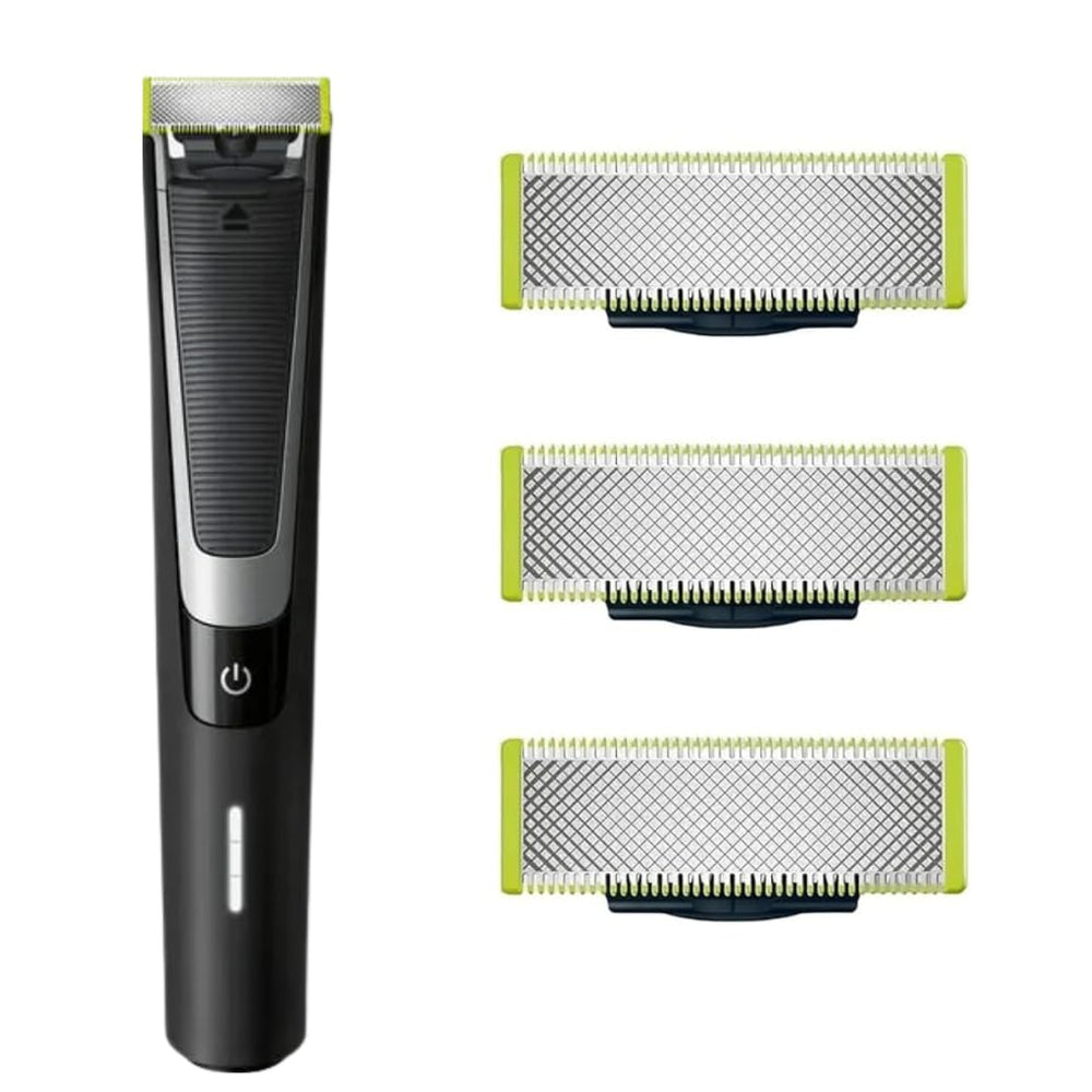 Purchase 2 Quick OneBlade stainless blades deliver long-lasting sharp results for home grooming
