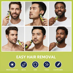 Purchase 2 Quick OneBlade blades support wet and dry use for shower grooming