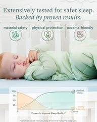 PurComfy Supersoft Sleep Sack close-up shows soft bamboo viscose texture.