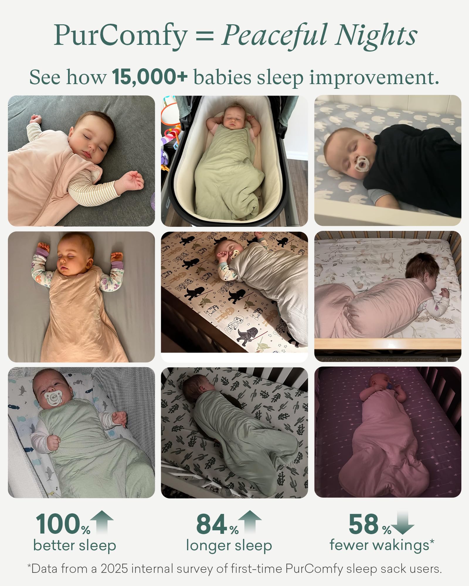 PurComfy 2-way FeatherGlide zipper in action for quick diaper changes.