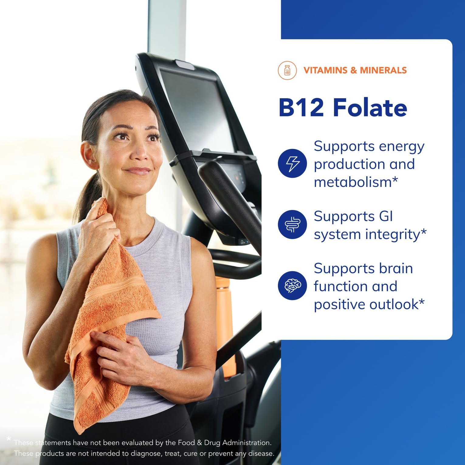 Pure Encapsulations B12 Folate label highlights Metafolin ingredient.