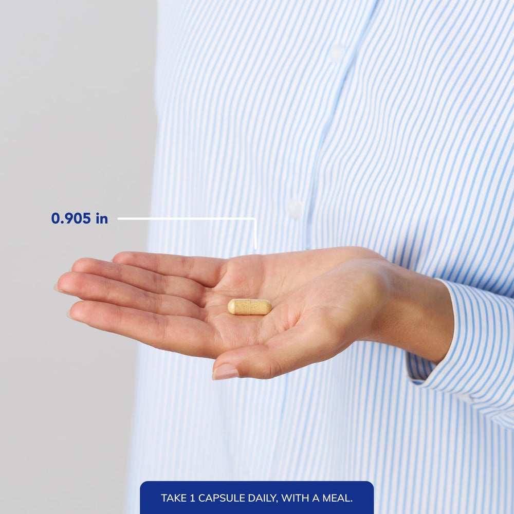 Ingredients panel highlights choline and inositol for brain health