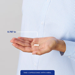 Pure Encapsulations brain support bottle label close-up shows allergen-free promise.