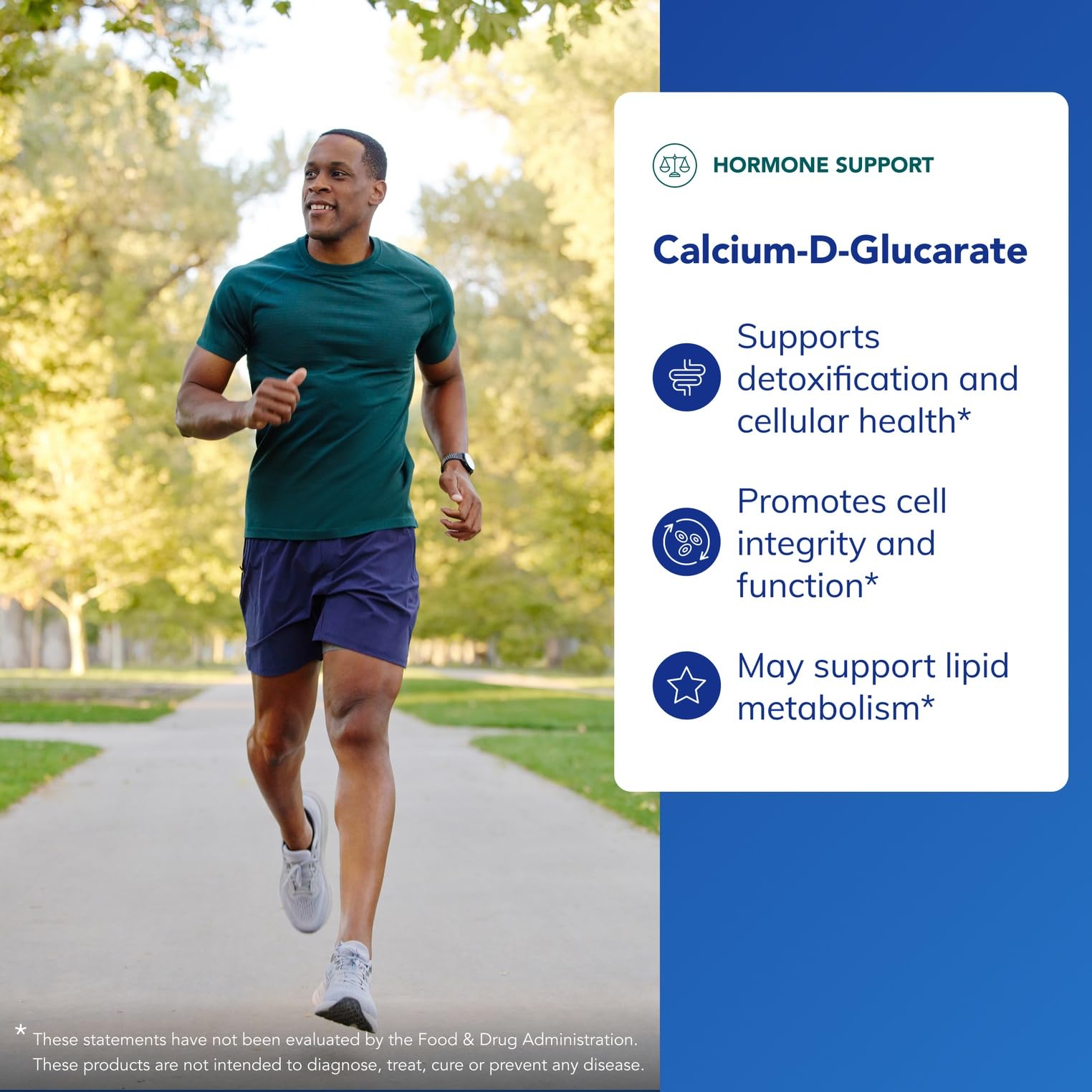Calcium-D-Glucarate label from Pure Encapsulations highlights clean ingredients.