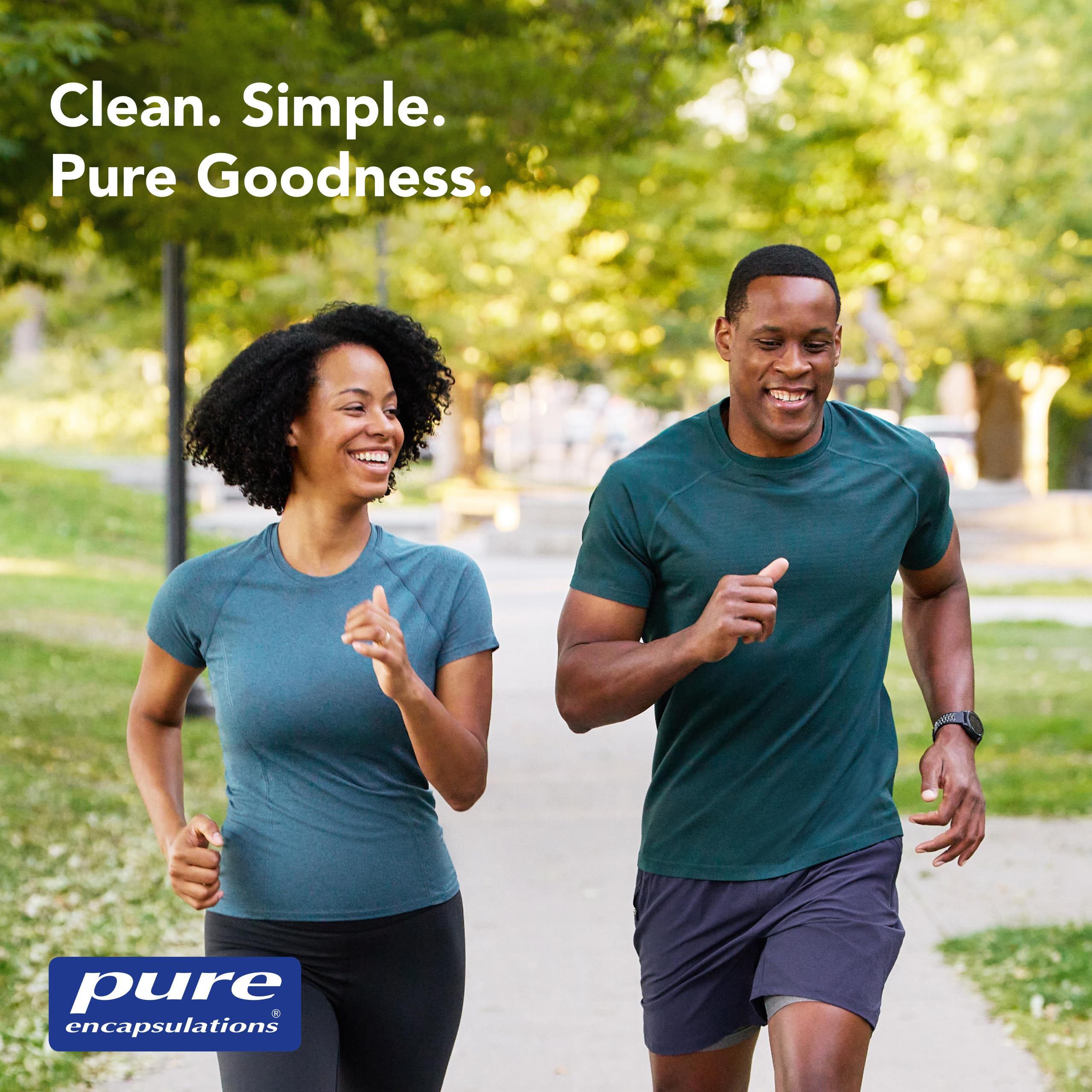 Pure Encapsulations Capsule closeup shows compact hypoallergenic capsules for daily use.