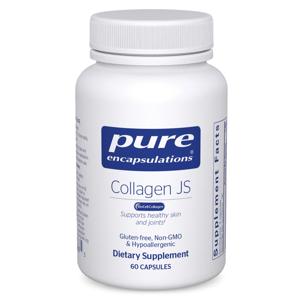Pure Encapsulations Collagen JS bottle front for daily joint and skin support