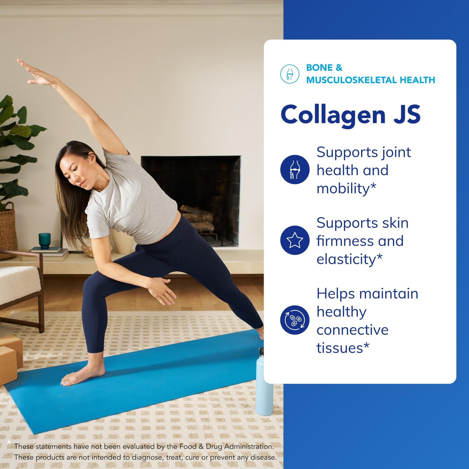 Pure Encapsulations Collagen JS capsules close-up showing hydrolyzed collagen form