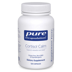 Pure Encapsulations Cortisol Calm bottle with capsules for stress support