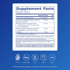 Pure Encapsulations Cortisol Calm capsules closeup for daily stress support