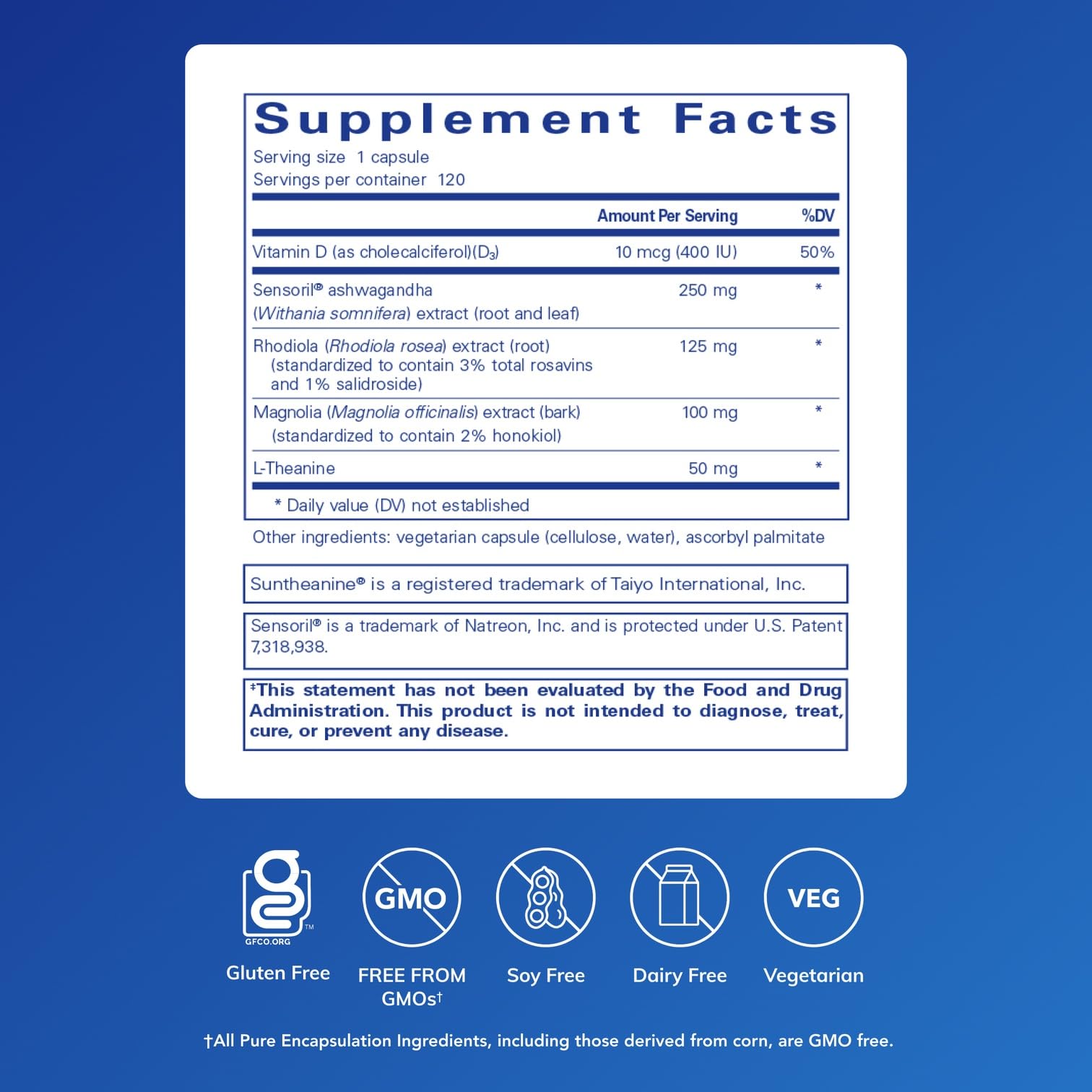 Cortisol Calm capsules ready for daily use in mornings and evenings