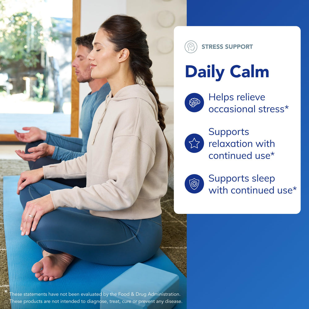 Pure Encapsulations Daily Calm with ashwagandha for balanced mood.