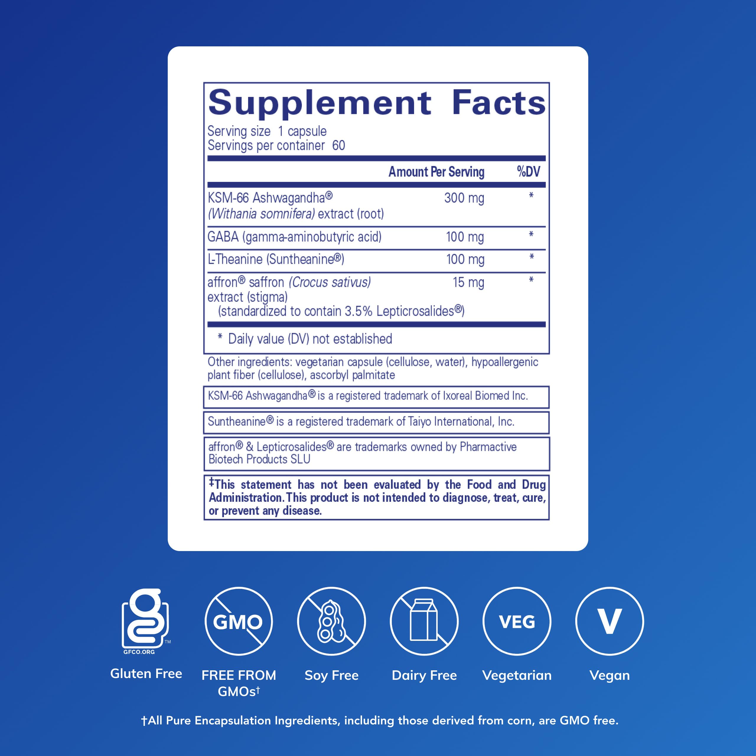 Daily Calm capsules close-up showing vegan sleep support potential.