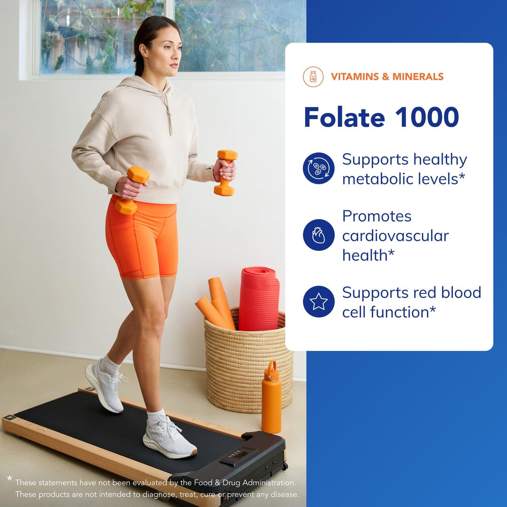 Pure Encapsulations Folate 1000 L-5-MTHF label packaging highlights vegan non-GMO status