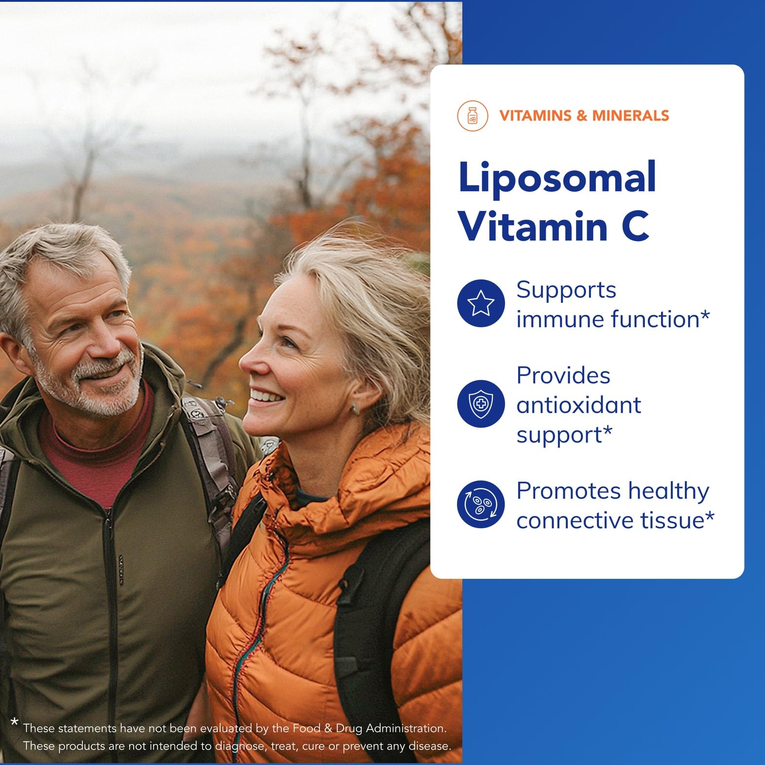 Pour of Pure Encapsulations Liposomal Vitamin C highlighting PureWay-C for antioxidant support.