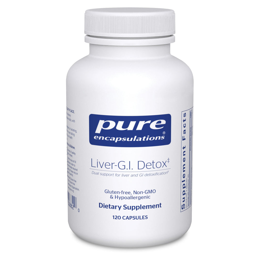 Pure Encapsulations Liver-G.I. Detox bottle for daily liver support