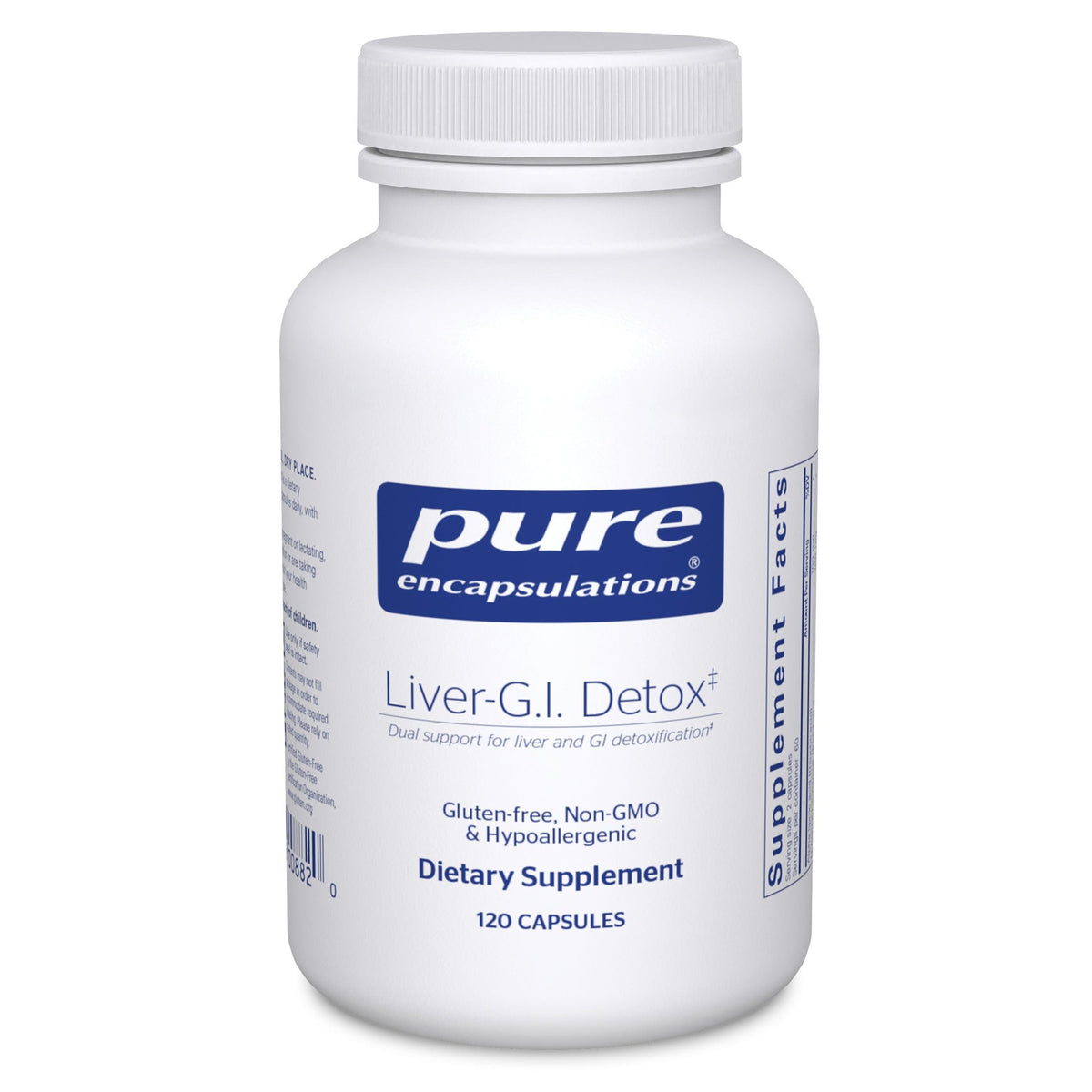 Pure Encapsulations Liver-G.I. Detox bottle for daily liver support