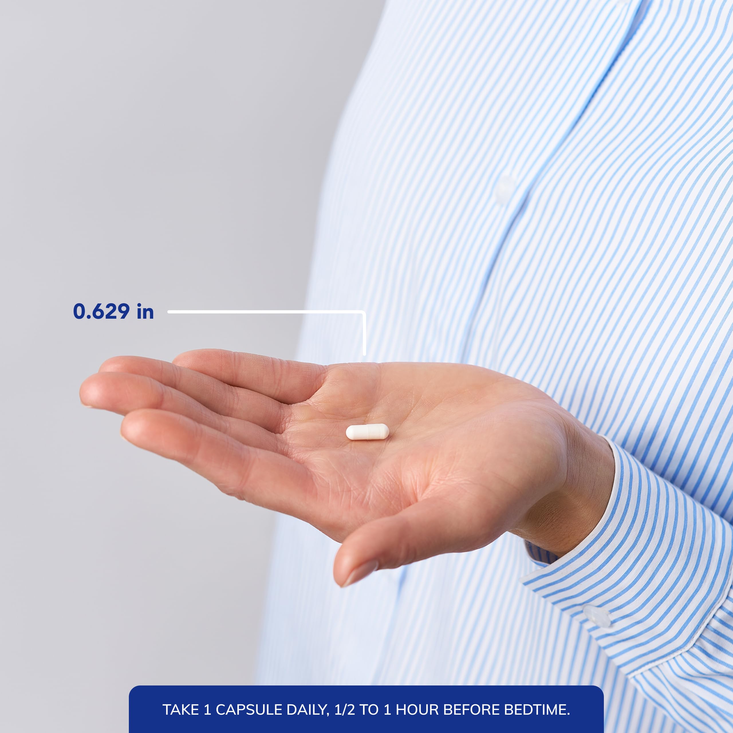 Pure Encapsulations Melatonin 3 mg bottle on nightstand suggests bedtime routine.