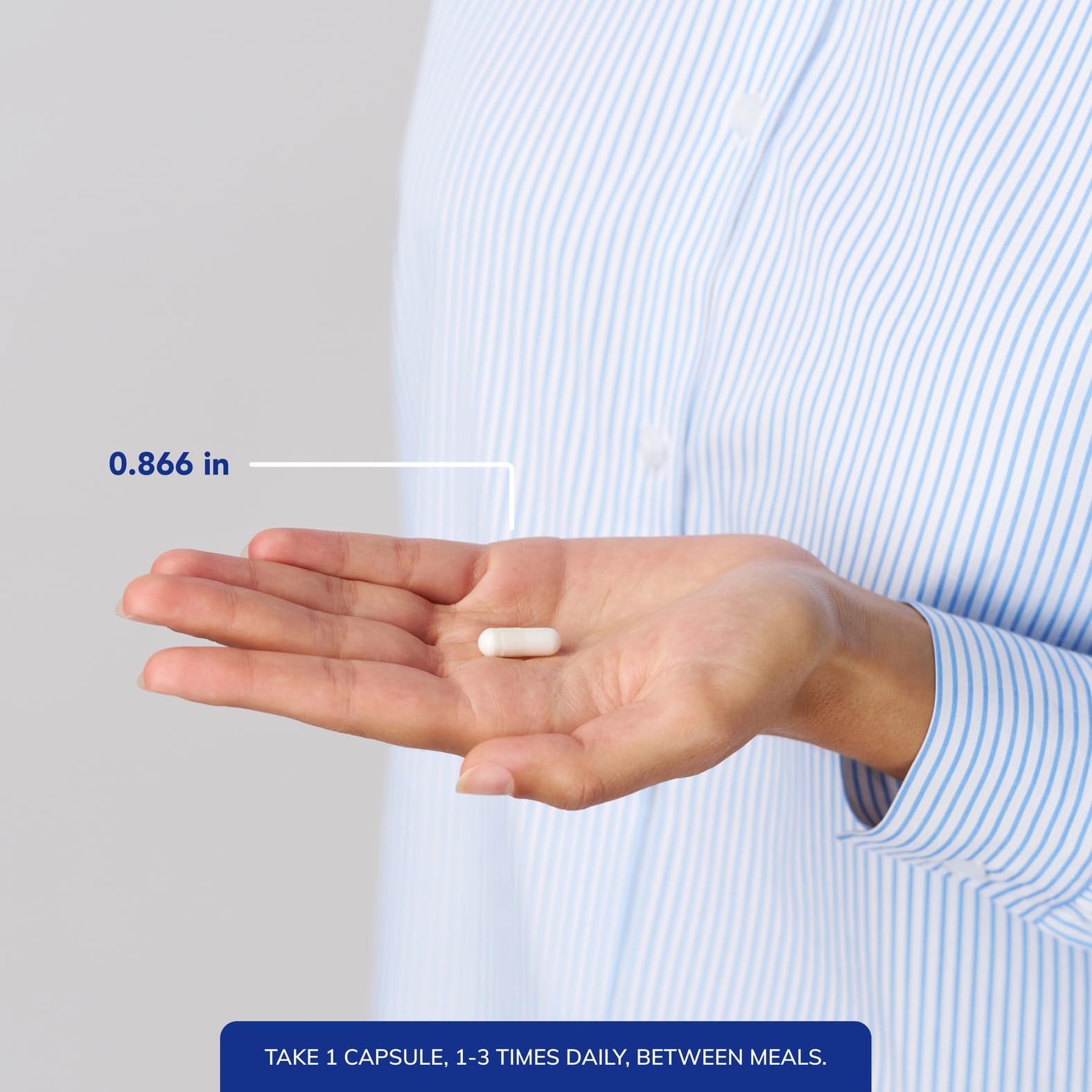 Clean bottle packaging communicates quality and purity for health-focused use.