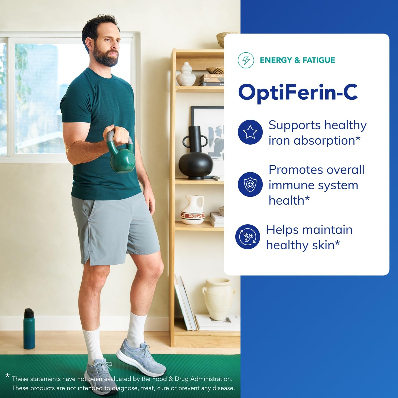 OptiFerin-C vitamin C enrichment hints at improved iron absorption potential.