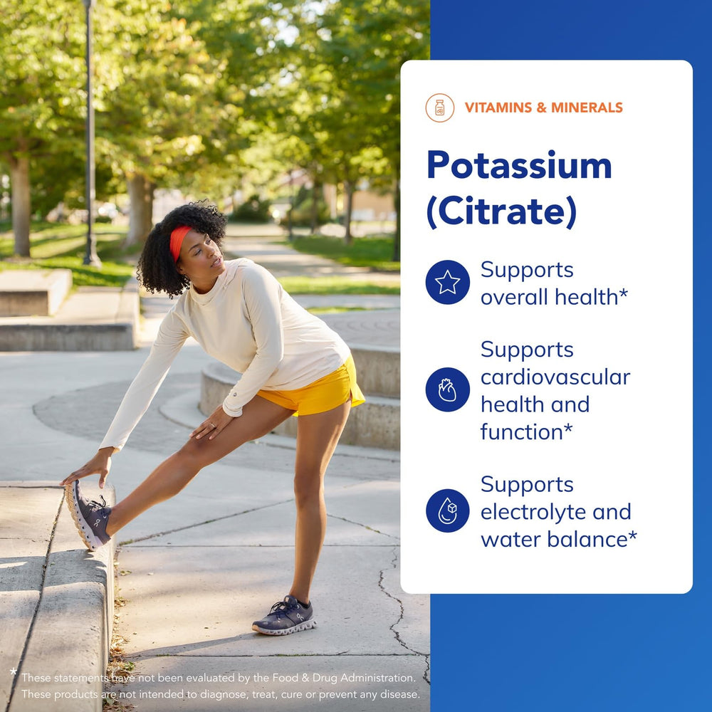 Pure Encapsulations Potassium-Citrate label detail highlighting clean allergen-free formula