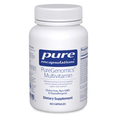 Pure Encapsulations PureGenomics Multivitamin bottle front supports daily nutrient intake