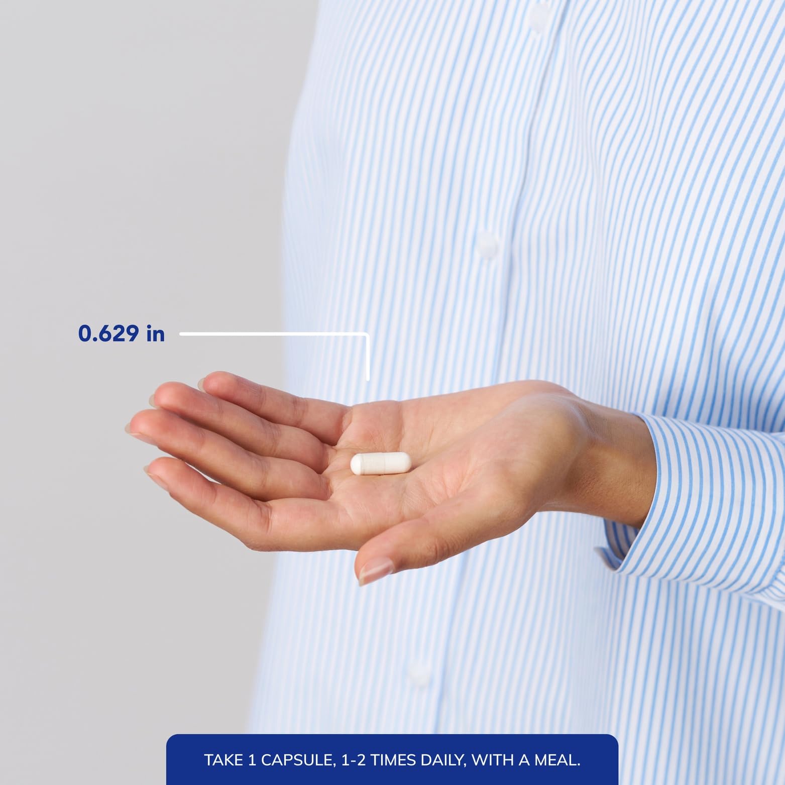 Serving suggestion image with meal to support daily heart-friendly routine