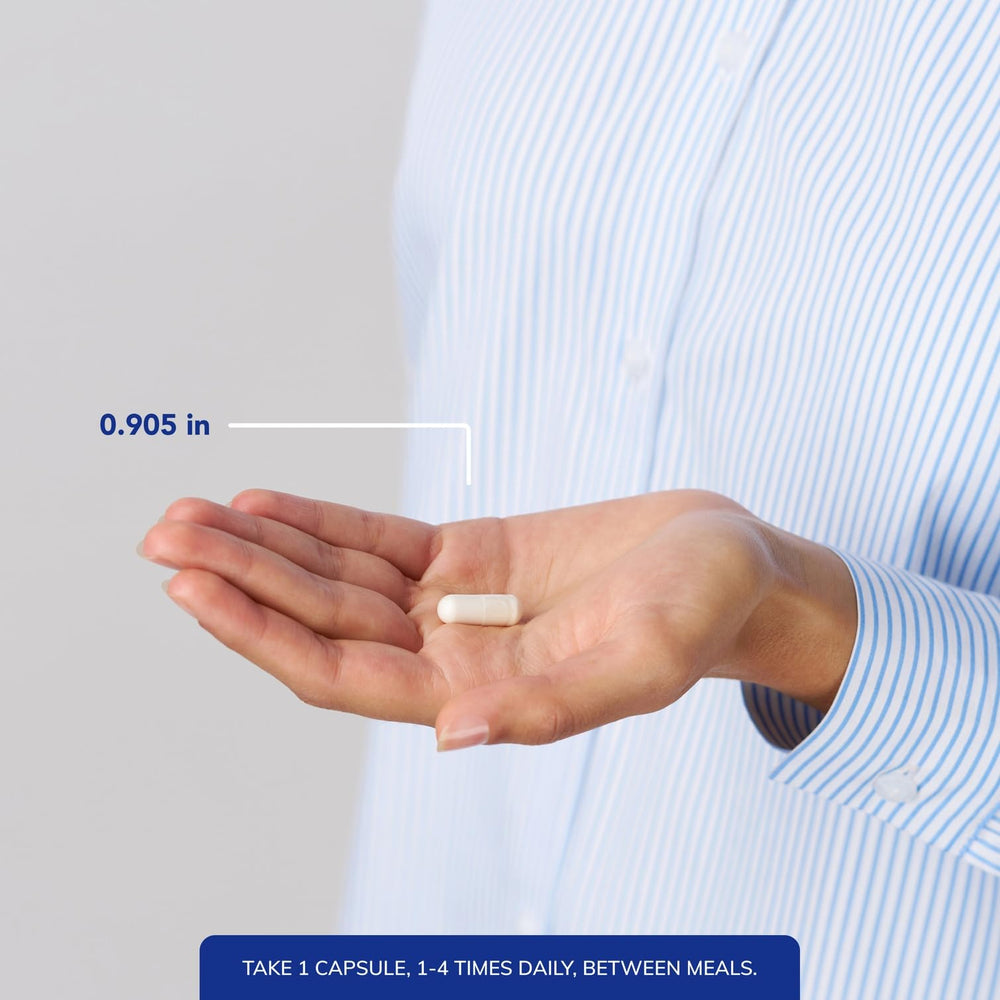 Pure Encapsulations Taurine 1000 mg label shot highlighting allergen-free formulation.