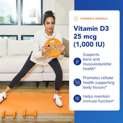Vitamin D3 label close-up from Pure Encapsulations highlighting premium ingredients.