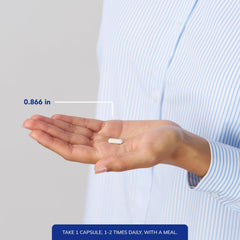 Pure Encapsulations Zinc 15 mg capsules in hand, easy daily immune support.