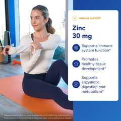 Pure Encapsulations Zinc 30 mg capsules array for easy daily use