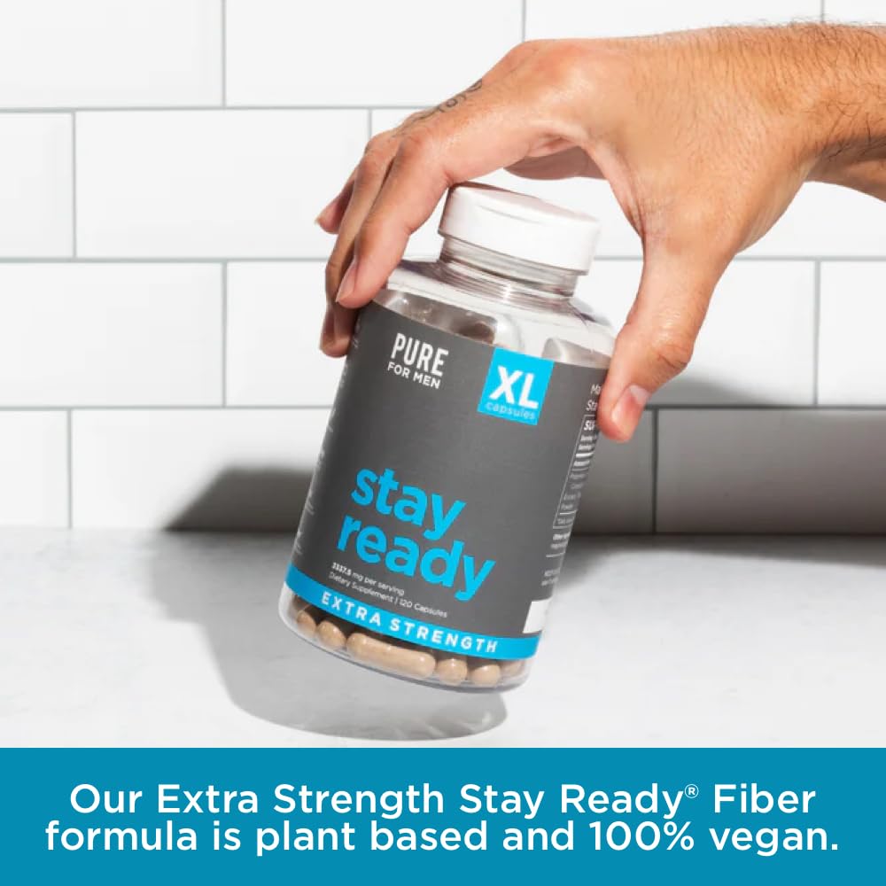 Pure for Men Stay Ready Fiber setup for daily routine suggests consistency