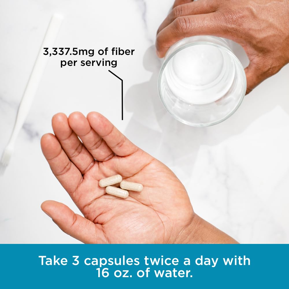 Pure for Men Stay Ready Fiber XL capsules on white background convey convenient daily use