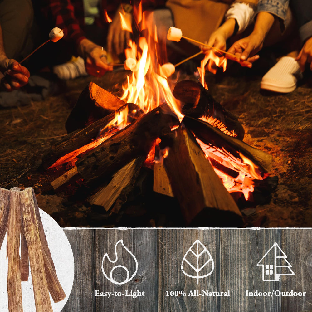 Pure Garden all natural pine fire sticks for indoor or outdoor use